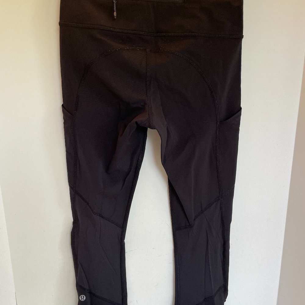 Lululemon Black Cropped Leggings Size 4